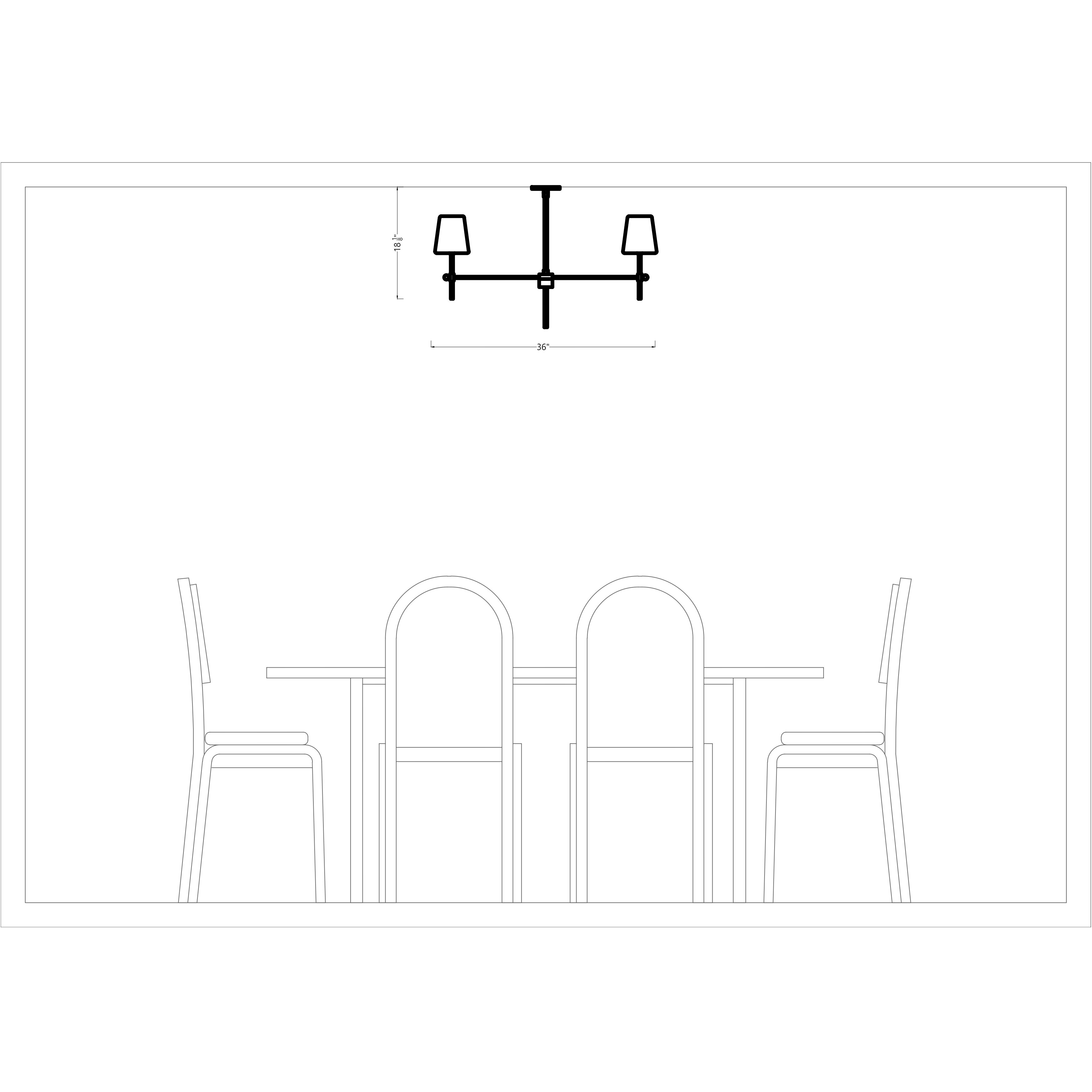 TOB by Thomas O'Brien Baker 4 Light 36 inch Midnight Black Chandelier Ceiling Light