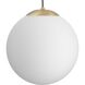 Atwell 1 Light 12 inch Brushed Bronze Pendant Ceiling Light, Large