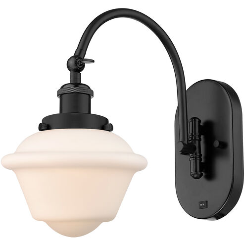 Franklin Restoration Oxford 1 Light 8 inch Matte Black Sconce Wall Light