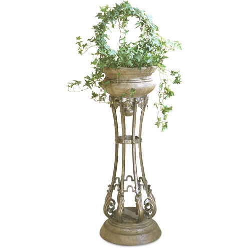 Metalworks Budapest Metal & Stone Heritage Pedestal & Planter