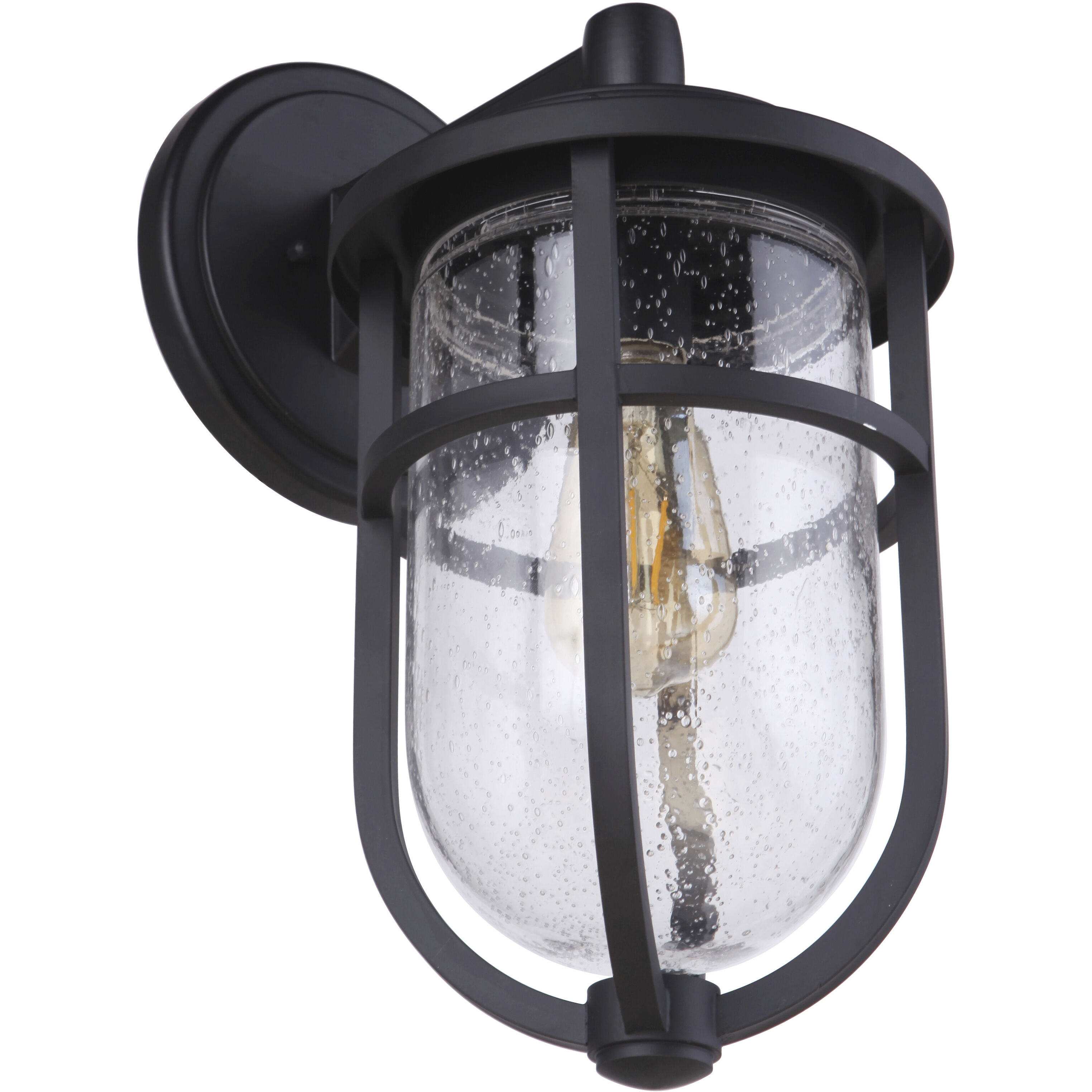 Voyage 1 Light 16 inch Midnight Outdoor Wall Lantern