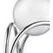 Sibyl Silver with Clear Orb Stand, Set of 2