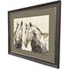 Equine Sketch Brown and Beige and Black and Rust Framed Art