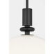 Drew & Jonathan Malcolm 1 Light 14 inch Midnight Black Pendant Ceiling Light