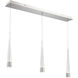 Quill LED 14 inch Chrome Multi-Light Pendant Ceiling Light, dweLED