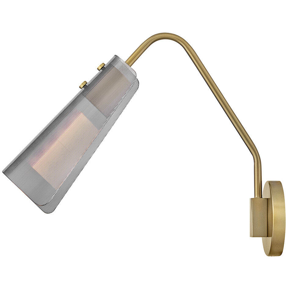 Altman Wall Mount Wall Light in Lacquered Brass