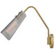 Altman Wall Mount Wall Light in Lacquered Brass