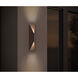 Prisma LED 18 inch Textured Bronze Indoor-Outdoor Sconce