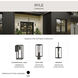 Ryle 1 Light 17 inch Antique Bronze Outdoor Wall Lantern
