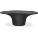 Yumi 47 X 23.6 inch Black Outdoor Coffee Table