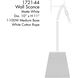 Lodelle 1 Light 10 inch Matte White Wall Sconce Wall Light