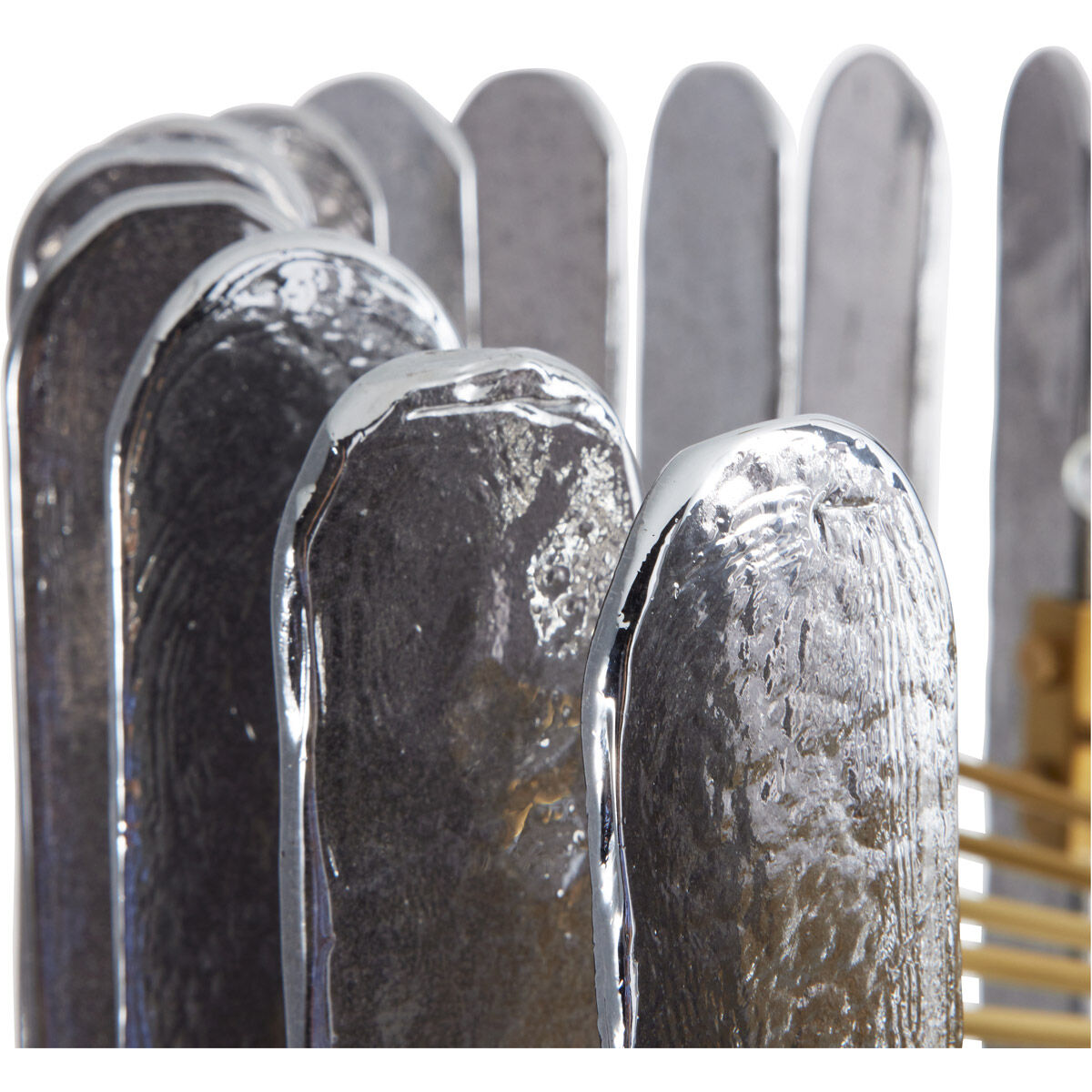 Klaus 8 Light 25.5 inch Smoke and Antique Brass Chandelier Ceiling Light