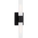 Keaton Bath Vanity Wall Light in Midnight Black