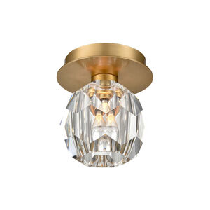 Zeev Lighting Parisian 1 Light 6 inch Aged Brass Flush Mount Ceiling Light FM60051/1/AGB - Open Box