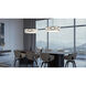 Lake LED 30 inch Painted Nickel Pendant Ceiling Light in Incandescent