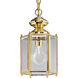 Petronella 1 Light 7 inch Polished Brass Outdoor Ceiling Lantern