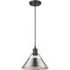 Yep Orwell Pendant Ceiling Light in Matte Black, Pewter, Medium