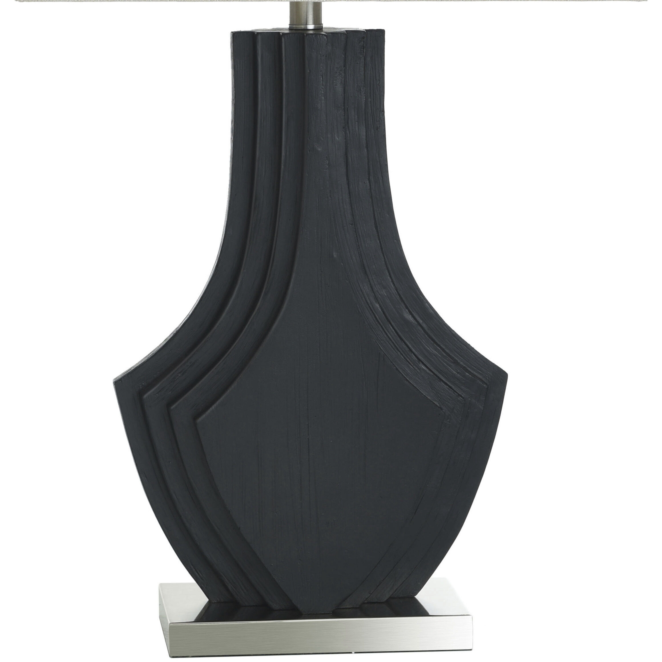 Cameron 32.5 inch 100.00 watt Satin Black Table Lamp Portable Light