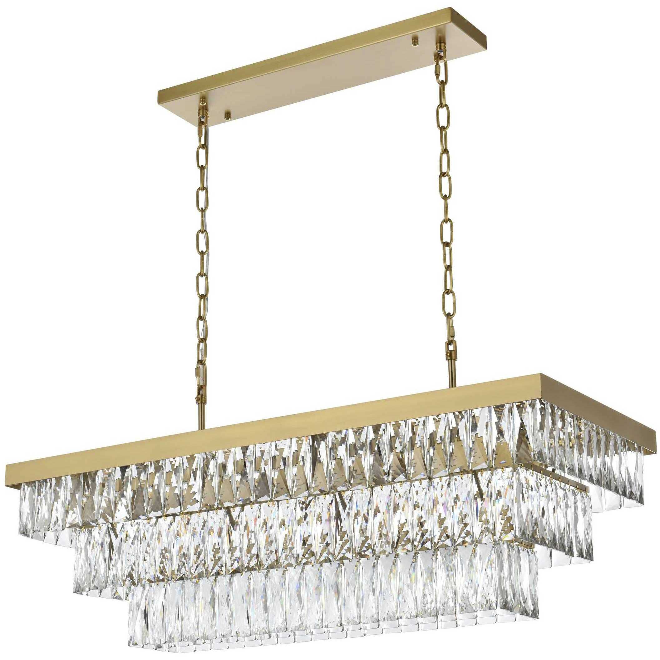 Josephine 12 Light 16 inch Satin Gold Chandelier Ceiling Light