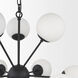 Barbara 31.5 inch Black Chandelier Ceiling Light