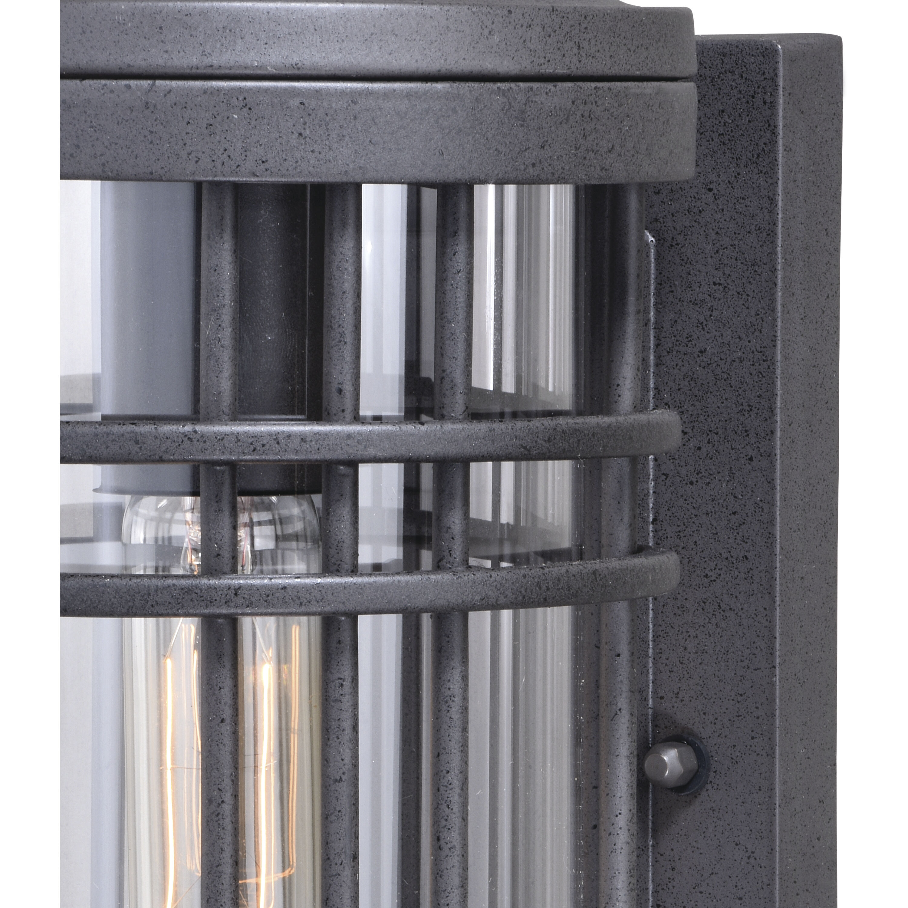 Wrightwood LED 10.75 inch Vintage Black Outdoor Wall