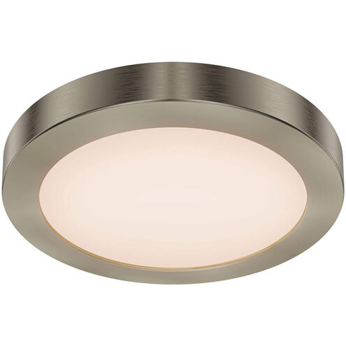 Radiance 1 Light 9 inch Satin Nickel Flushmount Ceiling Light