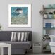 Waterside Collection Blue Framed Art