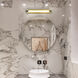 Procyon 24 inch Antique Brass Bathroom Vanity Light Wall Light