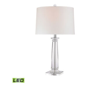 Reston 27 inch 9.50 watt Clear Table Lamp Portable Light