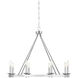 Middleton 8 Light 33 inch Polished Nickel Chandelier Ceiling Light, Essentials