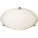 Malaga 4 Light 20 inch Satin Nickel Flush Mount Ceiling Light in Marble