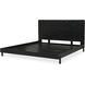 Misaki Black Bed, Queen