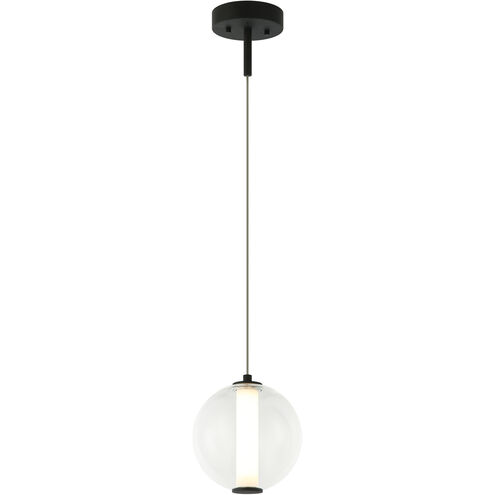 Belange LED 8 inch Matte Black Pendant Ceiling Light