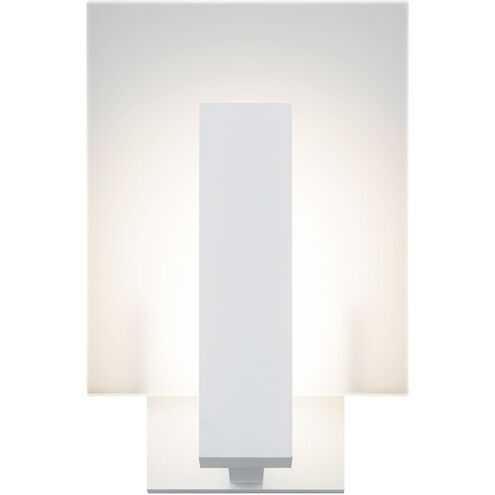 Midtown LED 9 inch Textured White Indoor-Outdoor Sconce, Inside-Out