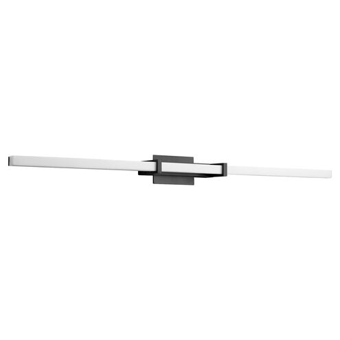 Wand 1 Light 36 inch Black Vanity Light Wall Light
