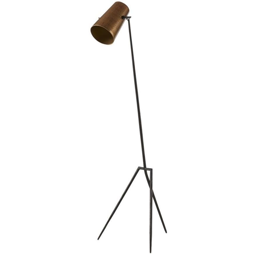 Draper 60.00 watt Blackened Floor Lamp Portable Light