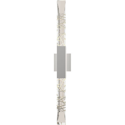 Refraction 2 Light 35.7 inch Coastal White Outdoor Sconce, Large