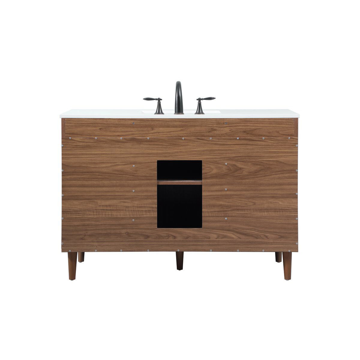 Baldwin 48 X 22 X 34 inch Walnut Brown Vanity Sink Set