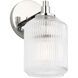 C&M by Chapman & Myers Barstow 1 Light 4.50 inch Bathroom Vanity Light