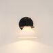 Tremolo 1 Light 8 inch Matte Black and Champagne Gold Vanity Light Wall Light
