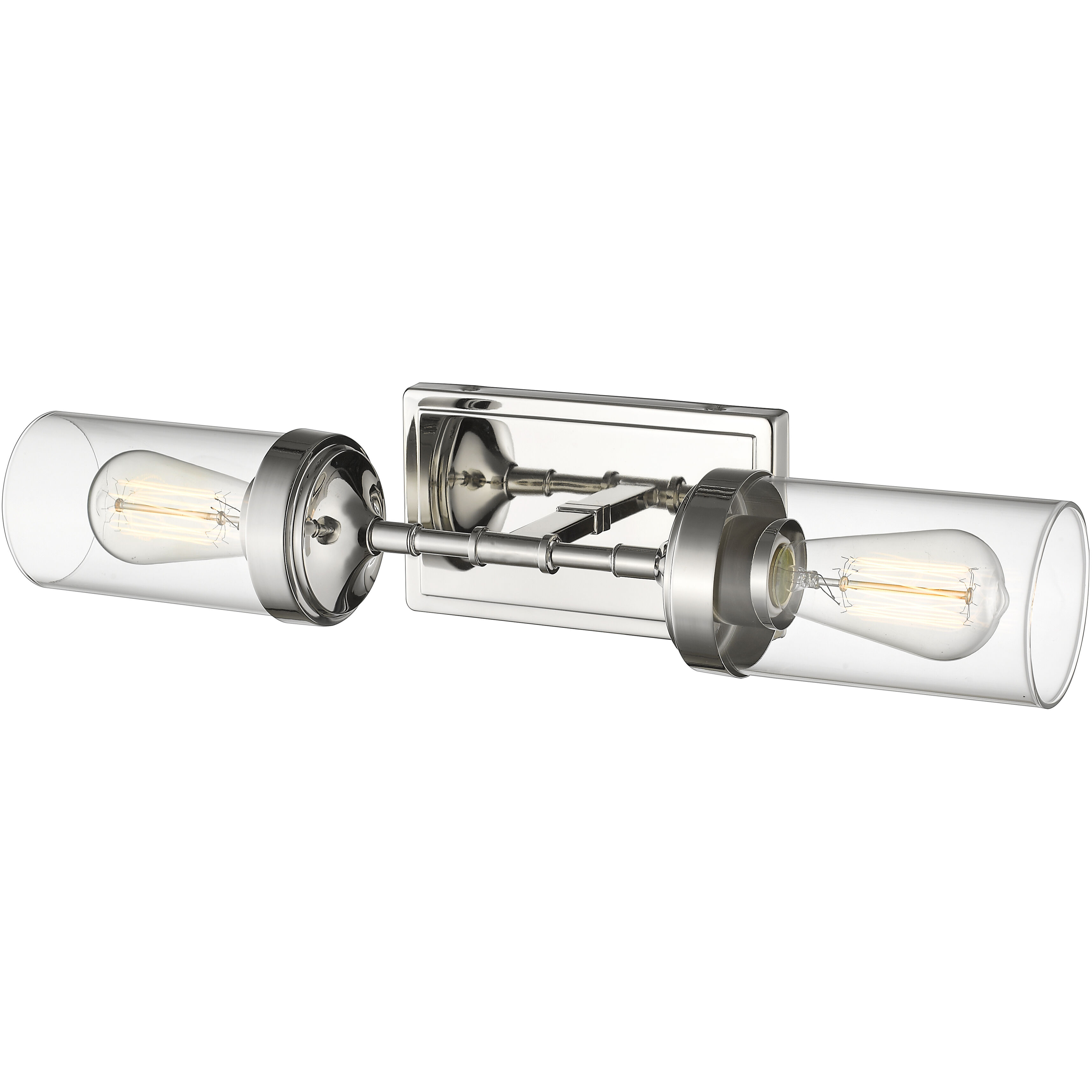 Calliope 2 Light 20.75 inch Polished Nickel Wall Sconce Wall Light