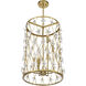 Bailey 6 Light 18 inch Warm Brass Pendant Ceiling Light