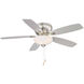 Noble 52 inch Brushed Nickel with 0 Blades Ceiling Fan