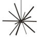 Sirius LED 46.13 inch Black Chandelier Ceiling Light