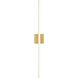 Vega Wall Sconce Wall Light in Brushed Gold