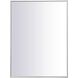 Monet 36 X 27 inch Silver Wall Mirror