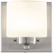Clean LED 5 inch Satin Nickel Vanity Light Wall Light