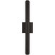 Kelly Wearstler Lotura LED 4.5 inch Museum Black Sconce Wall Light
