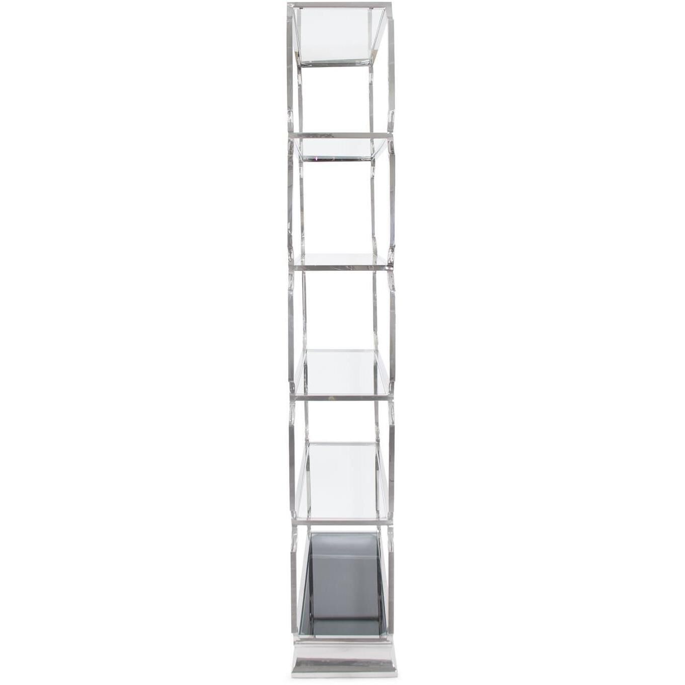 Scola 90.5 X 43.5 inch Silver Etagere