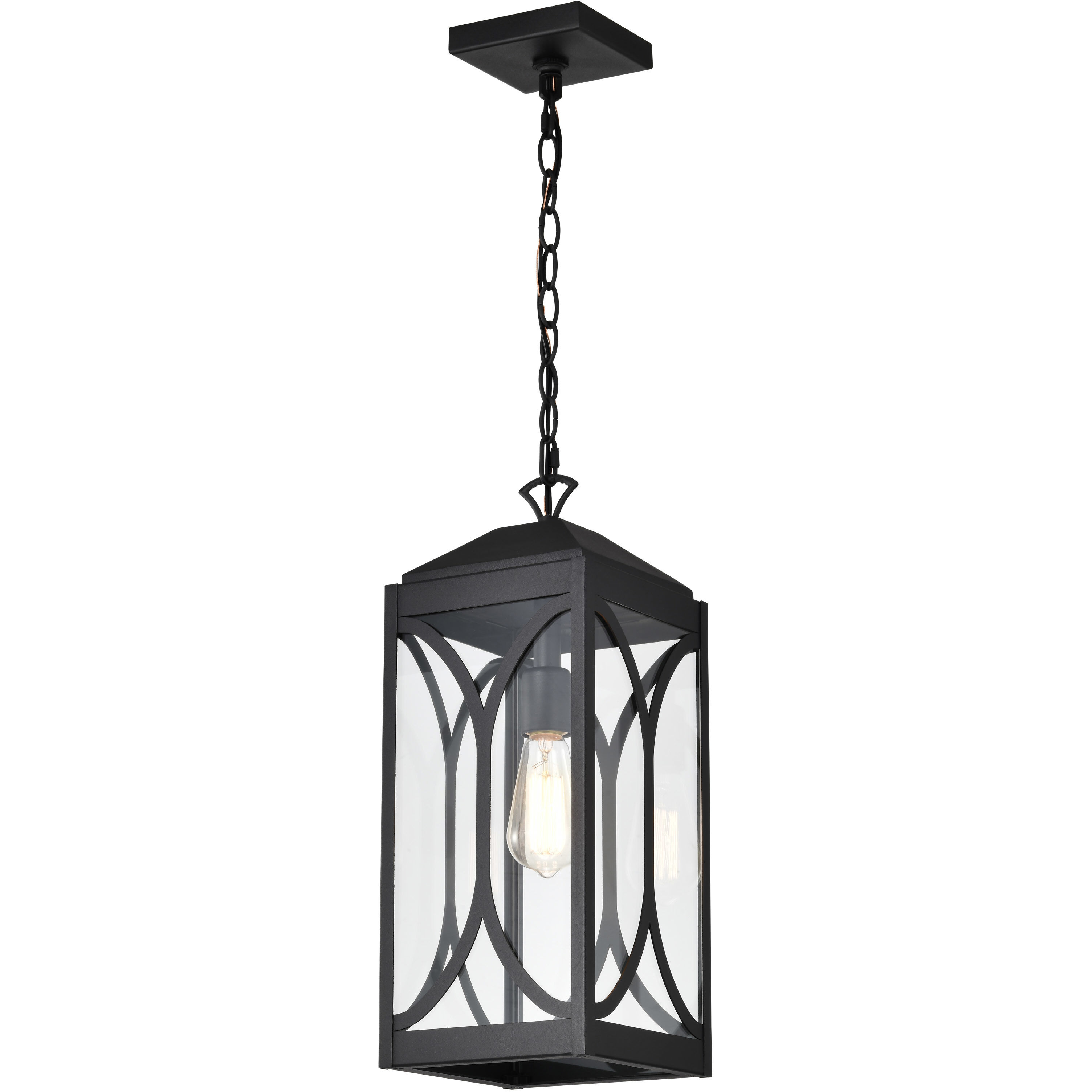 Oaklyn 1 Light 7.5 inch Matte Black Outdoor Hanging Light